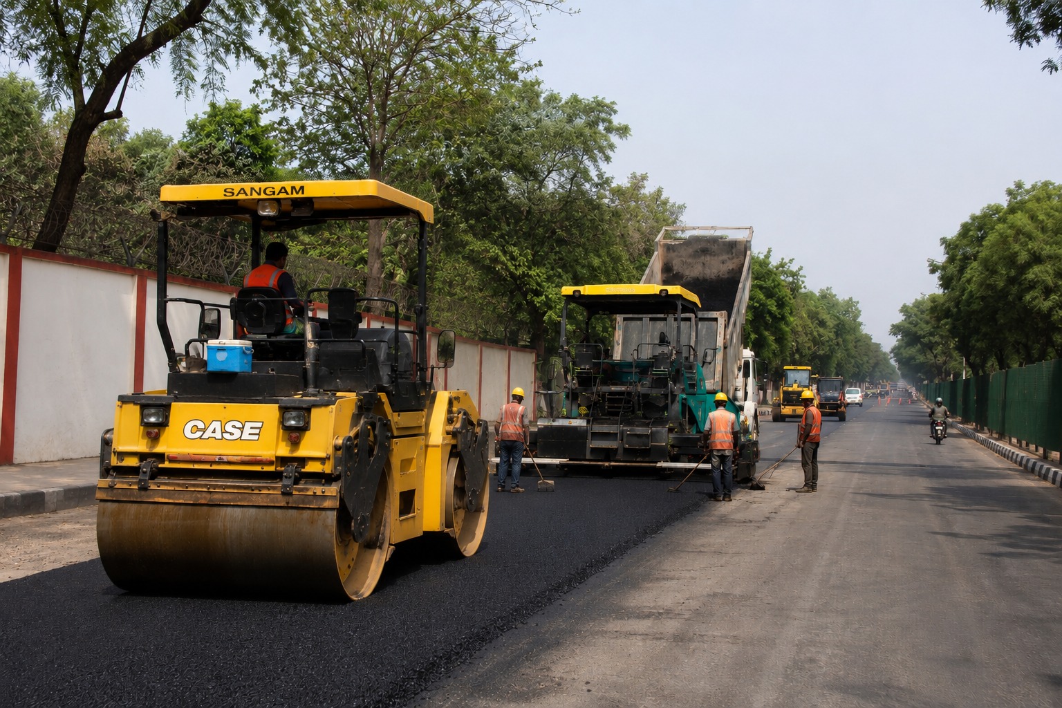 Construction of All Weather Road in Brichgunj Military Station Sri Vijaya Puram